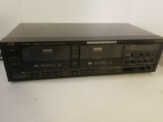 Jvc Td - W30j Stereo Double Cassette Tape Deck Player