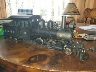 Bachmann Spectrum G Scale 2 - 4 - 4 Forney Locomotive Custom Painted B&sr