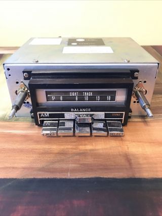 Clarion Spec Ii Pe - 708a 8 Track Push Button Am - Fm Car Radio Stereo No Knobs