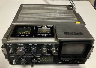 Jvc Radio / Tv Model 3050 Japan 1977 Vintage With Batteries