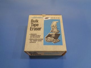 Realistic Magnetic Bulk Tape Eraser Model 44 - 232 Box Instructions