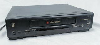 Ge Vg4253 Vcr Vhs Player Hi - Fi Stereo System.  And Plays - Pls Read