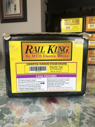 Rail King Hiawatha Hudson Steam Engine Milwaukee Rd W/protosounds 30 - 1127 - 1