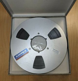 Ampex 456 Grand Master 1/2” x 2500 ' Studio Mastering Audio Tape 10.  5” Reel 2