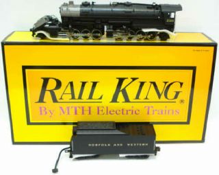 Mth 30 - 1163 - 0 N&w Y6b Steam Locomotive & Tender W/locosound Ln/box
