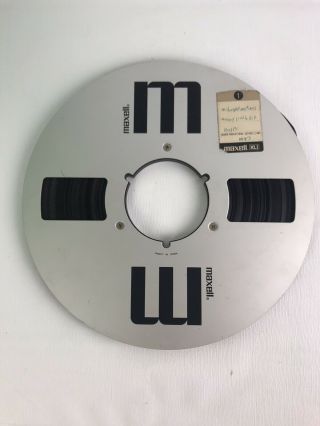 Maxell 10.  5 Inch Metal Take Up Reel For 1/4 " Audio Reel To Reel Prerecorded Tape