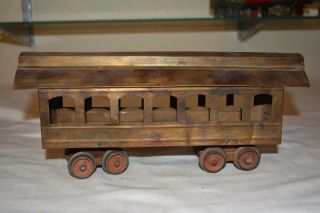 Carlisle & Finch Prewar Lionel Standard Gauge 2 Trolley Body Pass Car 1903 3