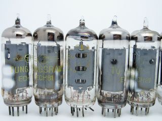 37 x NOS,  RFT Tesla Philips Tungsram Telam ECH81 - 6AJ8 Vacuum Pentode Tube 3