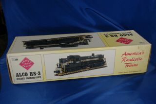 ARISTO CRAFT TRAINS G SCALE ALCO RS - 3 DIESEL LOCOMOTIVE NH RR 2