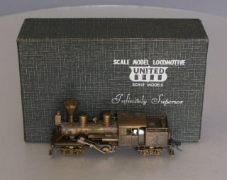 United Models Ho Scale Brass Classic Railroad Logging Climax Class B/box