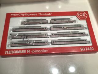Fleischmann N Amtrak Ice Intercity Express Northeast Corridor Piccolo 937440 Nec