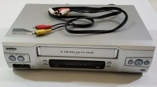 Sanyo Vwm - 800 4 - Head Hi - Fi Vcr Video Cassette Recorder - No Remote