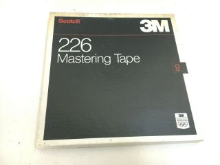 3m Studio Recording Tape 226 - Quarter Inch 10.  5 Inch Nab Reel