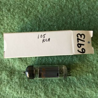 6973 Beam Power Vacuum Tube,  9 - Pin Miniature,  Branded Rca