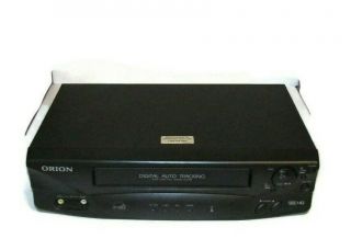 Orion Model Vr213 Vintage Black Vhs Video Tape Recorder Player No Remote