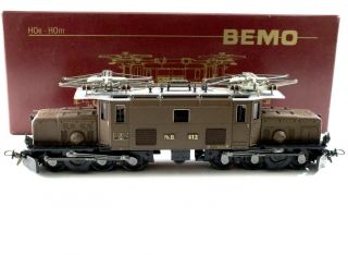 Rhb Ge 6/6 Krikodil 412 Electric Locomotive Bemo Hom 1255 122