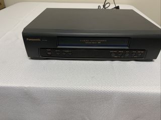 Panasonic Pv - 7450 4 - Head Omnivision Hifi Stereo Vcr Recorder.