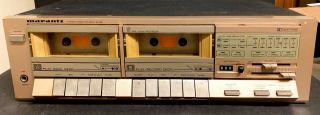 Vintage Marantz Stereo Dual Cassette Deck Sd 162 -