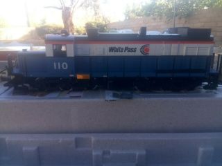 Lgb 2055 Blue White Pass Locomotive Train Engine G Scale 110 Ln N Box Cond
