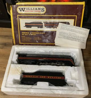 Williams Norfolk & Western Electric Train J4 - 8 - 4 5601 O Gauge 5601 Great Cond.