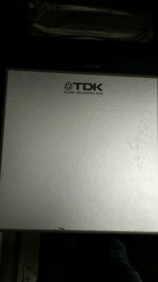 Tdk Professional 10 1/2 " Aluminum Reel 1/4 " Reel To Reel Tape