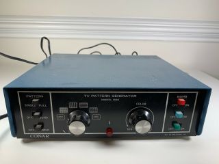 Conar Tv Pattern Generator Model 682 Nri Wash Dc Blue Powers On