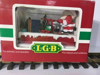 Lgb Lehmann Gross Bahn 21010 Christmas Santa Handcar