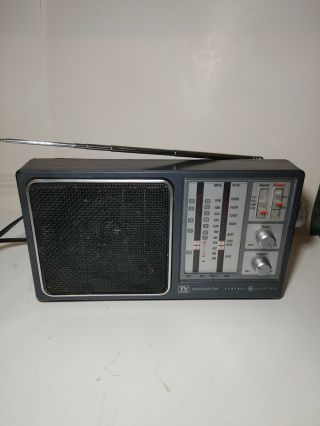 Vintage General Electric Tv Sound Wb/am/fm Radio Receiver Model 7 - 2945a