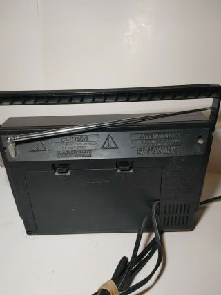 Vintage General Electric TV Sound WB/AM/FM Radio Receiver Model 7 - 2945A 3