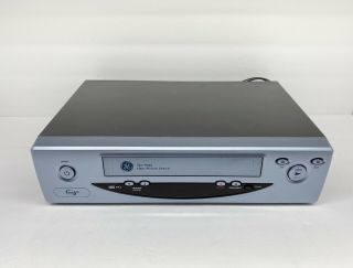 Ge Vg4065 Vcr Vhs Player 4 Head Hq Video Cassette Recorder No Remote
