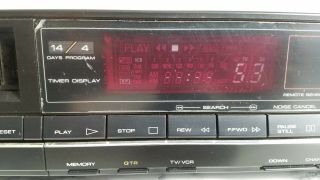 Symphonic model 7000 vintage VCR Player Recorder: With Remote 3
