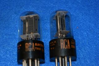6sn7gtb Rca Audio Receiver Guitar Amplifier Vacuum Tubes Pair