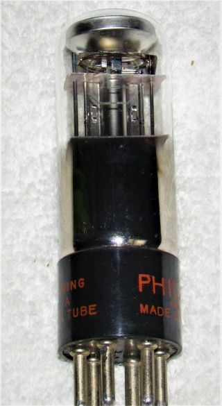 1 Nos Philco 6e5 Electron Ray Tuning Indicator Magic Eye Tube Guaranteed