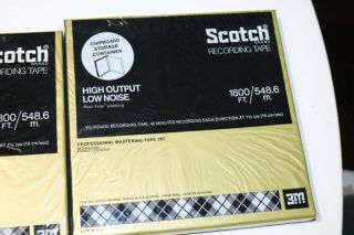 2 Nos Scotch 207 Reel To Reel Tapes - 1800 