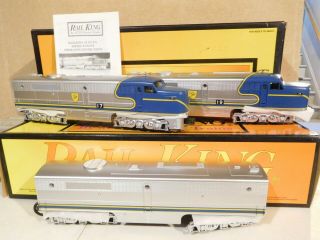 Mth Rail King 30 - 2125 - 1 & 30 - 2127 - A D&h Alco Pa Aba Diesel Locomotive Set