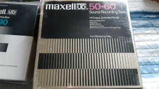 Maxell Ud 50 - 60 7 - Inch Reel - To - Reel Tape