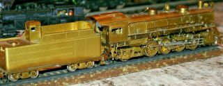 Key Imports / Samhongsa HO brass Pennsylvania L - 2s 2 - 8 - 2 steam locomotive,  in OB 6
