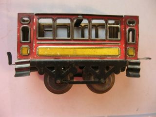 German Kbn Or Carette Or Bing Or Other Toy Train Car O Gauge