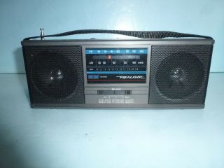 Realistic Retro Am/fm Stereo - Mate Model 12 - 722 Mini Portable Radio