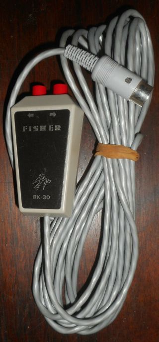 Vintage Fisher Rk - 30 Autoscan Remote Tuning Control For 500 - Tx,  800 - Tx Receivers