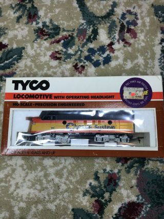 Tyco Chessie System Locomotive With Headlight F - 9 Ho Scale Unable To Test
