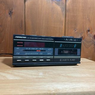 Vintage Soundesign 3838wal Am/fm Cassette Player Alarm Clock