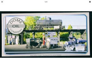 Rail Scale Miniatures Dome Oil Company Ho Scale Kit.  Open Box / Hard To Find