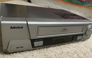 Admiral Jsj - 20453 4 - Head Vhs Hq Vcr Video Cassette Recorder
