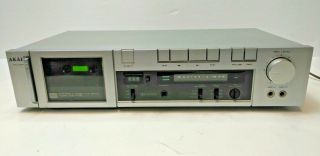 Vintage Akai Cs - F12 Hd Stereo Cassette Deck Japan