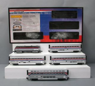 Mth 30 - 4018 - 1 Amtrak Railking Genesis O Gauge Diesel Passenger Train Set W/ps Ex