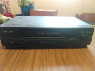 Orion Vr313a Vcr Video Cassette Recorder Vhs Player Hq Tested/works No Remote