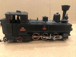 Lgb 2071d G Scale Black 0 - 6 - 2 Steam Locomotive W/ Smoke,