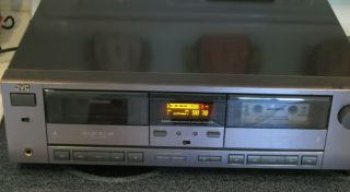 Vintage Jvc Td - W305 Dual Tape Cassette Deck Player Recorder Auto Reverse Hx Pro