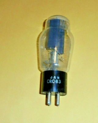 Jan Crc Rca Type 83 Rectifier Tube For Hickock Tube Tester Tv - 7
